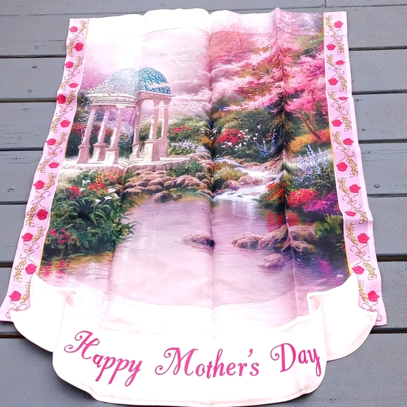Thomas Kinkade Happy Mothers Day Flag Hamilton Collection - Picture 3 of 5